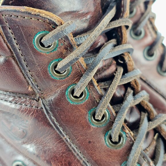 Timberland Vintage Moc Toe Leather Boat Dock Chukka Boots Brown Men\'s Size 8 USA main image 4
